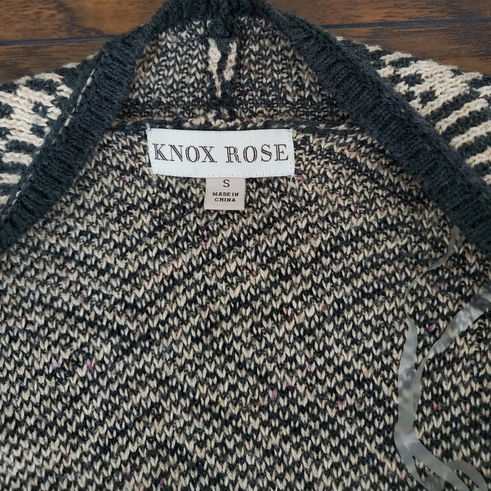 Knox Rose Size S Oversized Cardigan Sweater - Picture 3 of 5